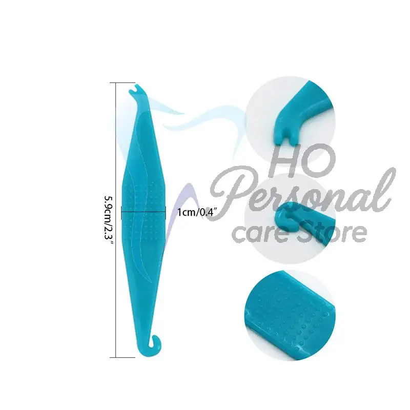 

100Pcs Disposable Dental Orthodontic Elastic Placer Rubber Band Hook Tool for Braces Assorted Colors Ortho Instruments