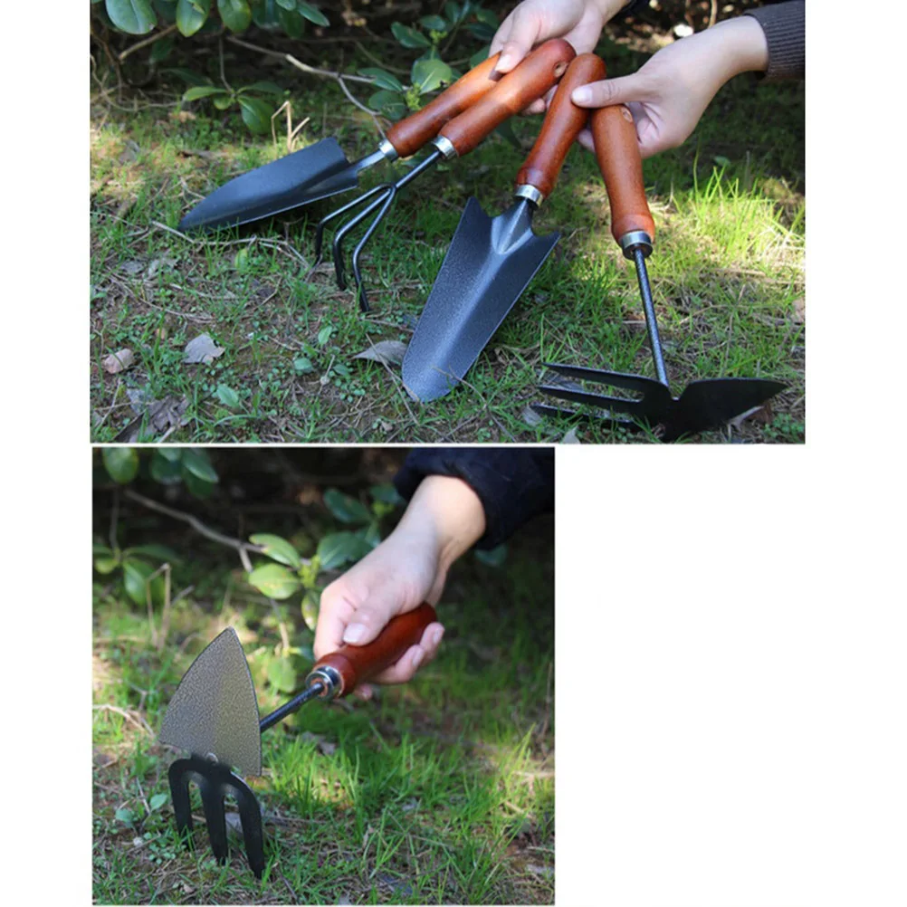 

2 Pcs Gardening Shovel Edging Shovels for Cultivator Accessories Hand Rake Small Handy Mini