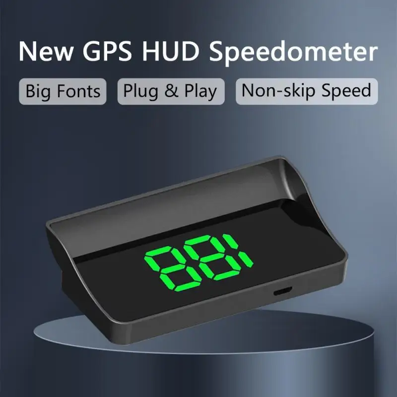 

Car Universal HUD Head Up Display Digital Speedometer Projector KM/H MPH Big Font Speed Meter Displayer Auto Electronic Part