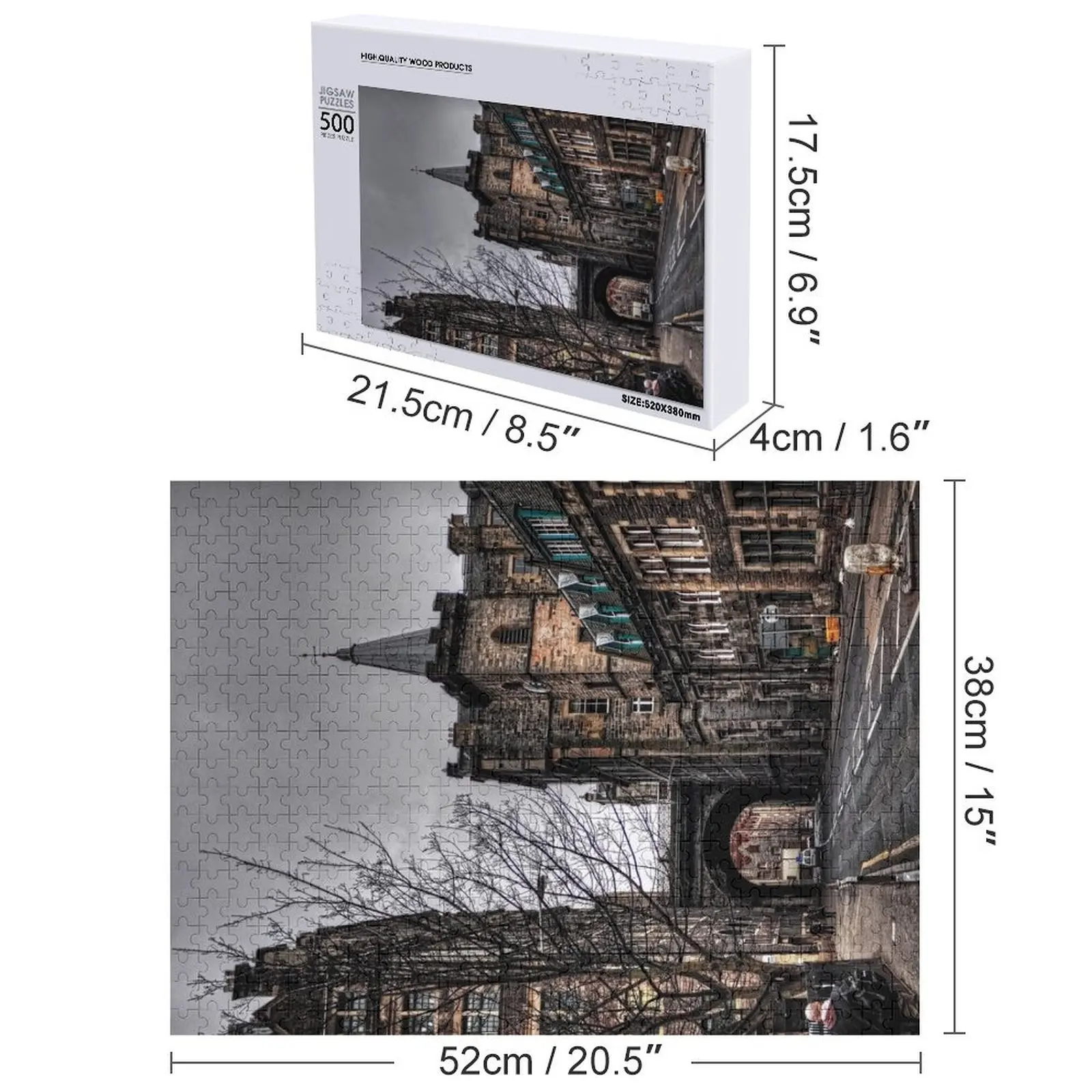카우게이트 직소 퍼즐 맞춤형 사진 맞춤형 나무 선물 퍼즐