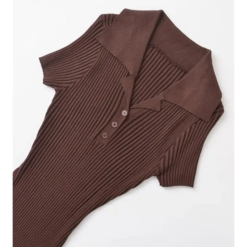 가을 겨울 신상 여성용 롱 니트 드레스 슬림핏 스트리트 스타일 하이웨이스트 폴리에스터 섬유