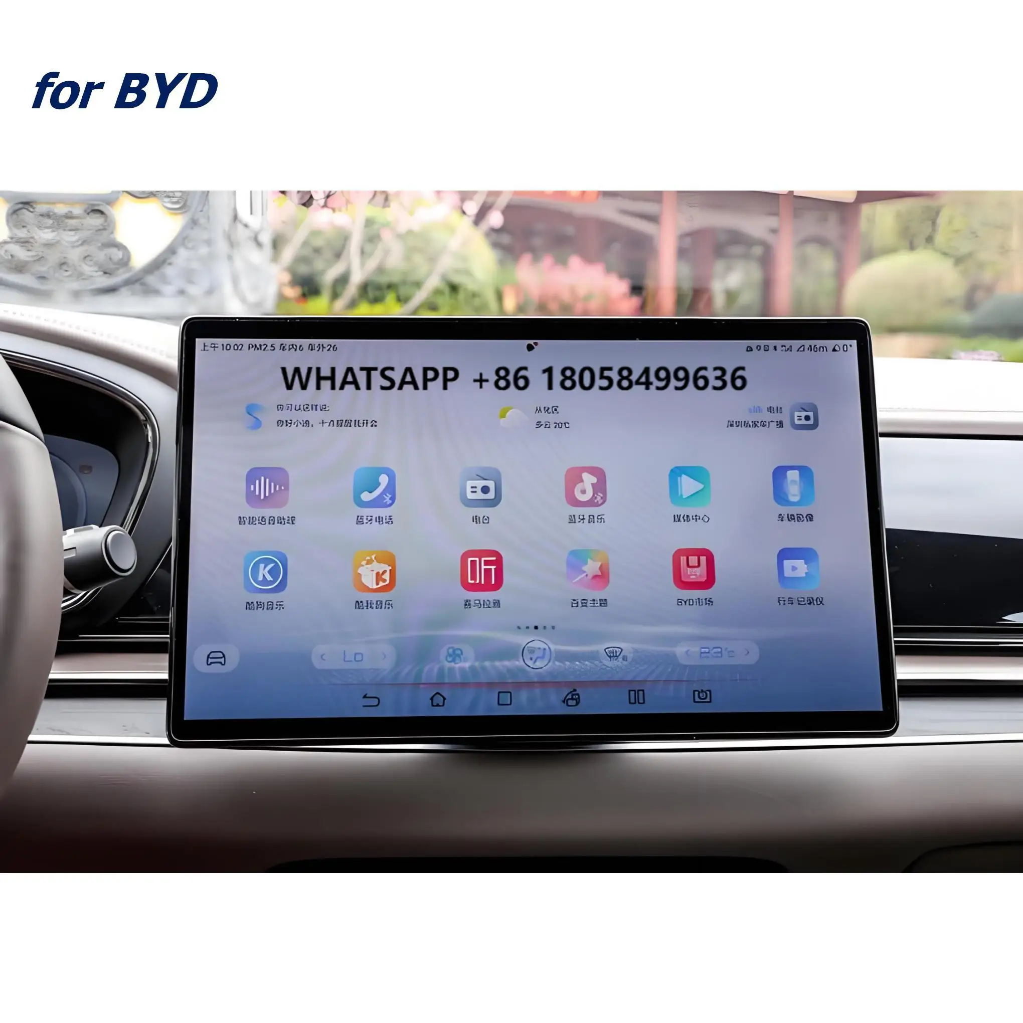 

BYD SHARK 15.6 Inches Display Screen SONG PLUS DMI TANG QIN ATTO OE HC-7924100B Head Unit Display Car Touchscreen Display