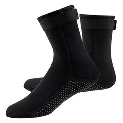 Calcetines de buceo de neopreno de 5mm, traje de neopreno, zapatos de Surf, botas de natación antideslizantes de secado rápido térmico, zapatos acuáticos, calcetín de playa cálido para hombres y mujeres