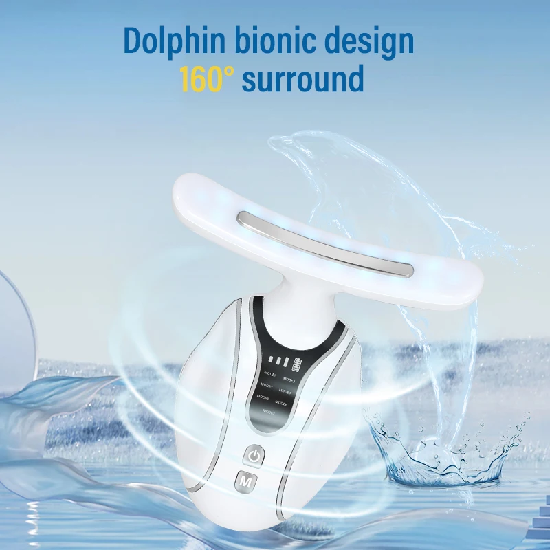 مدلك رفع الوجه الرقبة آلة شد الوجه مكافحة الشيخوخة مدلك الوجه شد الجلد المضادة للتجاعيد مزيل الذقن المزدوجة #4