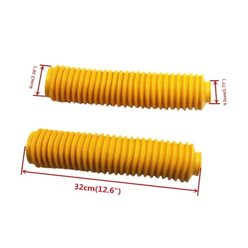 40mm Fork Motorbike Yellow Rubber Boot Universal Dust Jacket Cover Dirt Off Bike