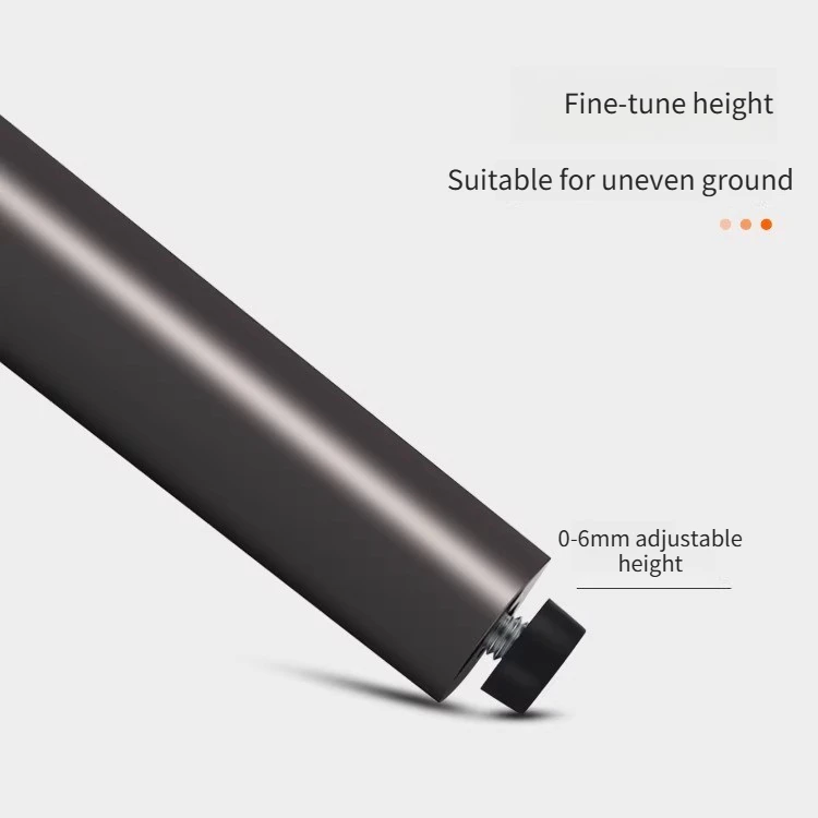 Thick Aluminum Alloy Legs Light Luxury Bed Legs Chair Legs Solid Sofa Feets Support Feets Gun Black Furniture Feets