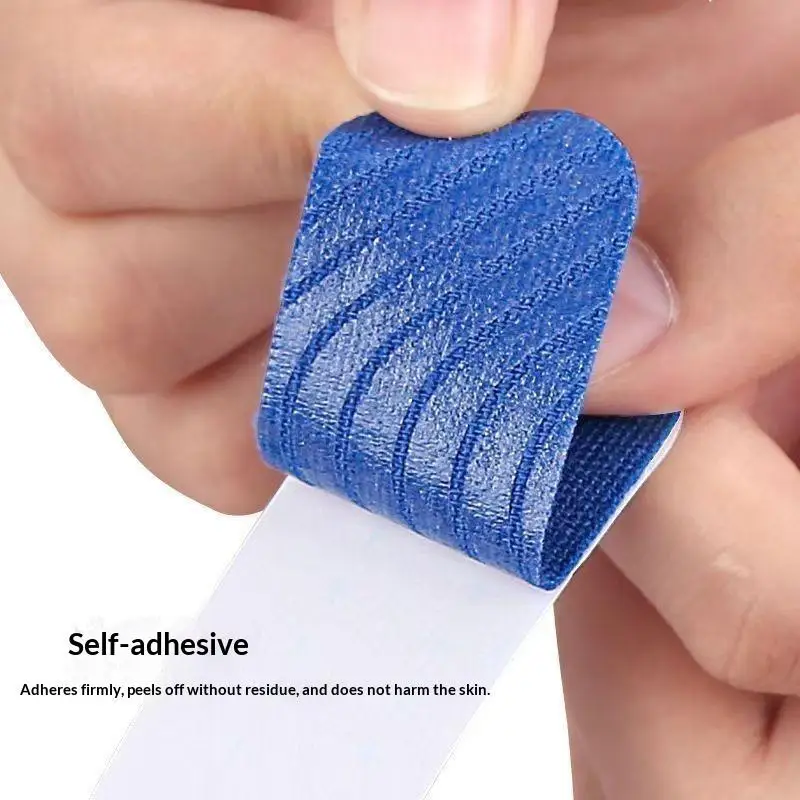 10Pcs Stretchy Finger Protector Support Tape Non-slip Sports Bowling Thumb Wrap Pads for Gym Fitness Training Pain Relief