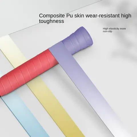 New Badminton Racket Handle Grip Gradient Non-slip Overgrip Tape Winding Tennis Racket Rubber Grip Outdoor Sports