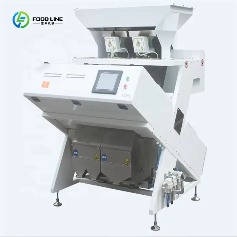 Optical Color Sorting Machine CCD for Grain Seed Rice Bean Nut Quality Separating System Custom