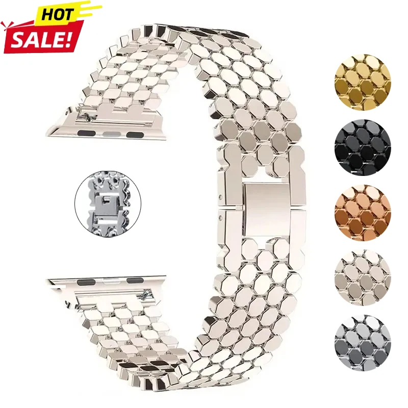 Edelstahl-Armband für Apple Watch Ultra3 49mm Band 45mm 40mm 41mm 44mm Metall-Armband für IWatch Series 11 10 9876SE54 Armband