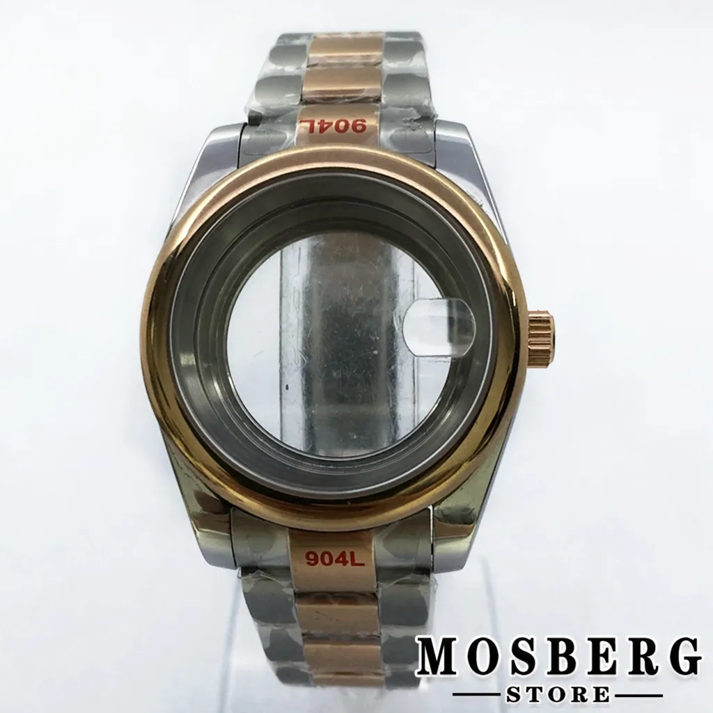 

36mm 39mm Watch Case Solid Stainless Steel Sapphire Glass For NH35 NH36 ETA2824 2836 Miyota8215 8205 821A PT5000 ST2130 Movement