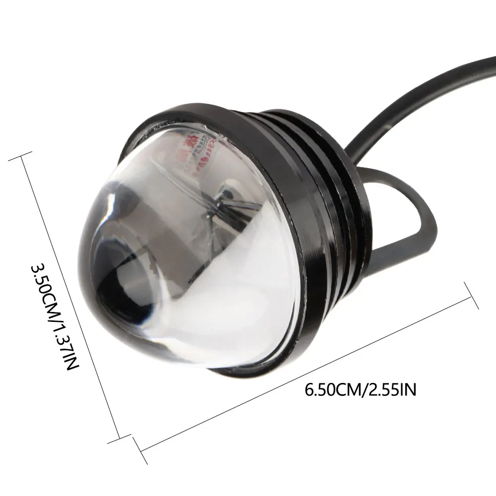 1/2Pairs LED Eagle Eye Daytime running lights mini lens laser light Motorcycle Taillights LED Driving lights Backup signal light