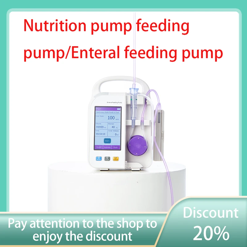 Nutrition pump feeding pump/Enteral feeding pump Double CPU system design portable