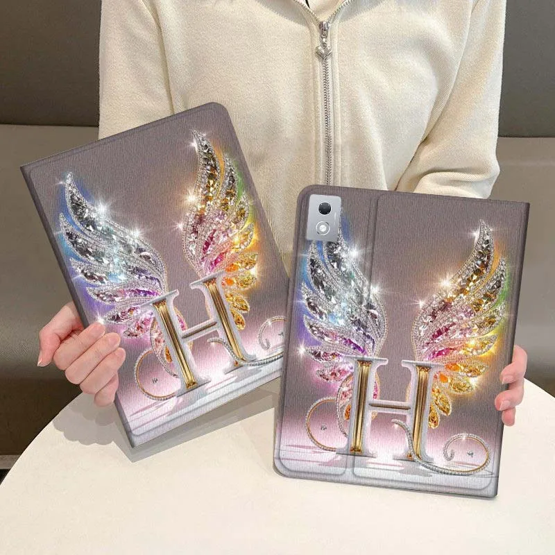 

Crystal Wing Decorative Tablet Case For Legion Xiaoxin Pad P12 Pro Y900 GT 2023 2025 12.1 12.7 14.5 inch