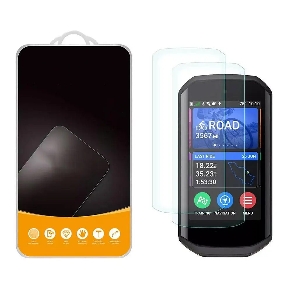 New 1PC Screen Film For Garmin Edge 1050 Screen Protector Full Coverage TPU Clear Film Compatible For Garmin Edge 1050 P9J6