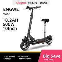 ENGWE Y600CElectric Scooter 830W Motor 48V 18.2Ah battery 10*4 inch wide tires E-Scooter maximum speed of 25 km/h range of 70 km