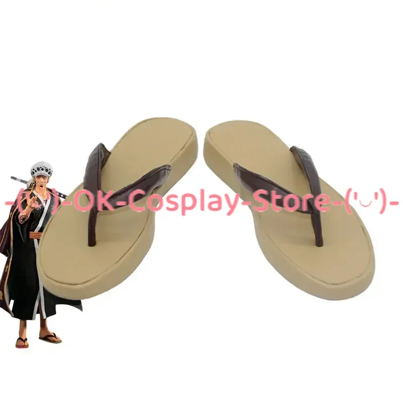 

Trafalgar D. Water Law Cosplay Shoes PU Leather Shoes Halloween Carnival Boots Cosplay Prop Custom Made