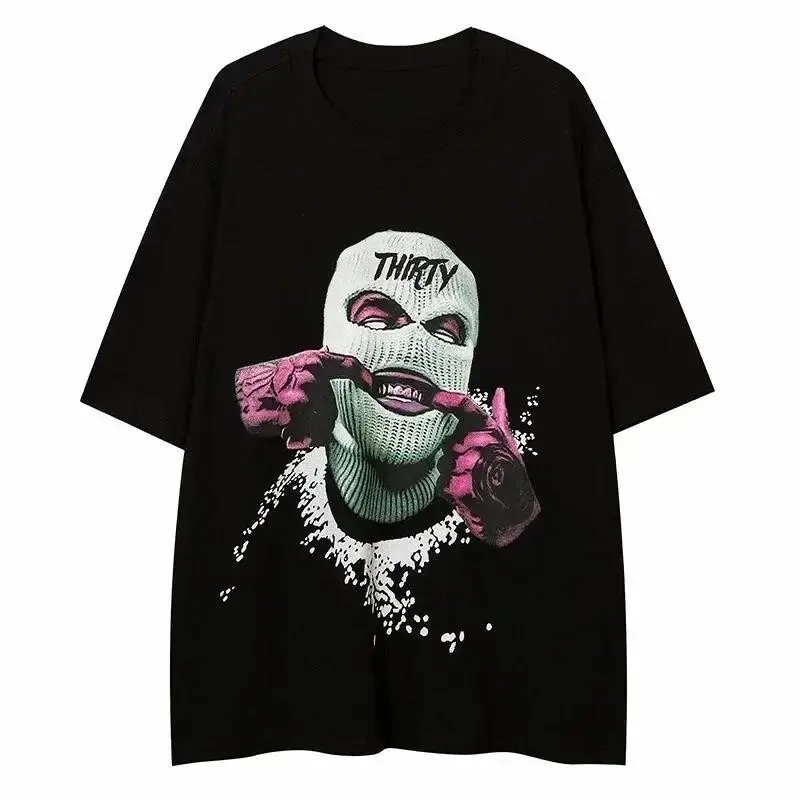 Rare 2026 New Y2K Cotton Men Clothing Graphic T Shirts Hip Hop High-end Luxury Unisex Style Both of Men and Women