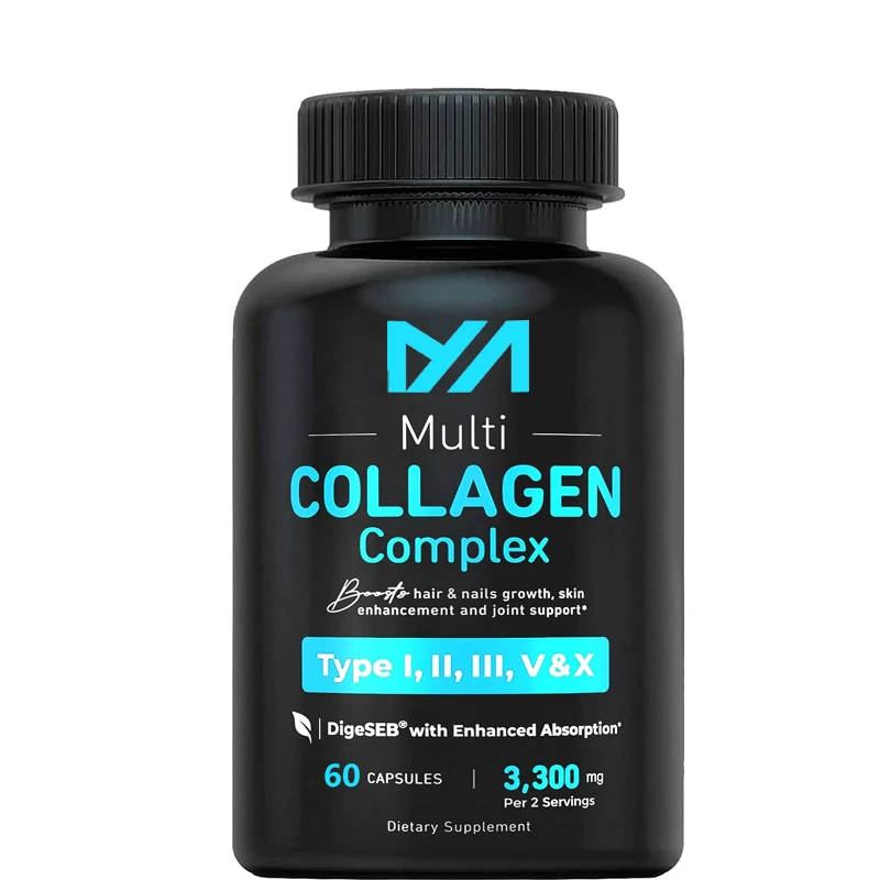 Male and female vitamin collagen , collagen pills - grass fed, non genetically modified