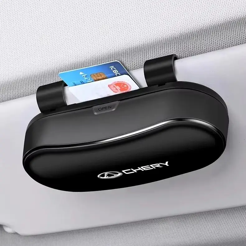 Automobile Multifunctional Sun Visor Glasses Storage Box for Chery Tiggo 8 9 Pro Omoda C5 Jaecoo J7 J9 Interior Fitting