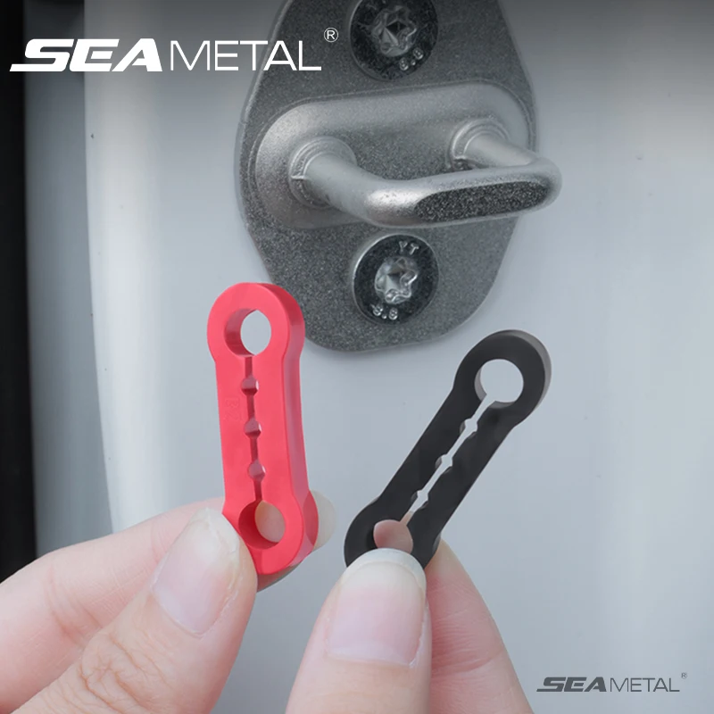 

SEAMETAL автомобильный дверной замок, амортизатор, силиконовый антивибрационный бесшумный демпфер, буфер, автомобильный дверной замок, пряжка, защитный аксессуар