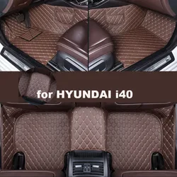 Autohome Car Floor Mats For HYUNDAI I40 2010-2016 Year Upgraded Version Foot Coche Accessories Carpetscustomized