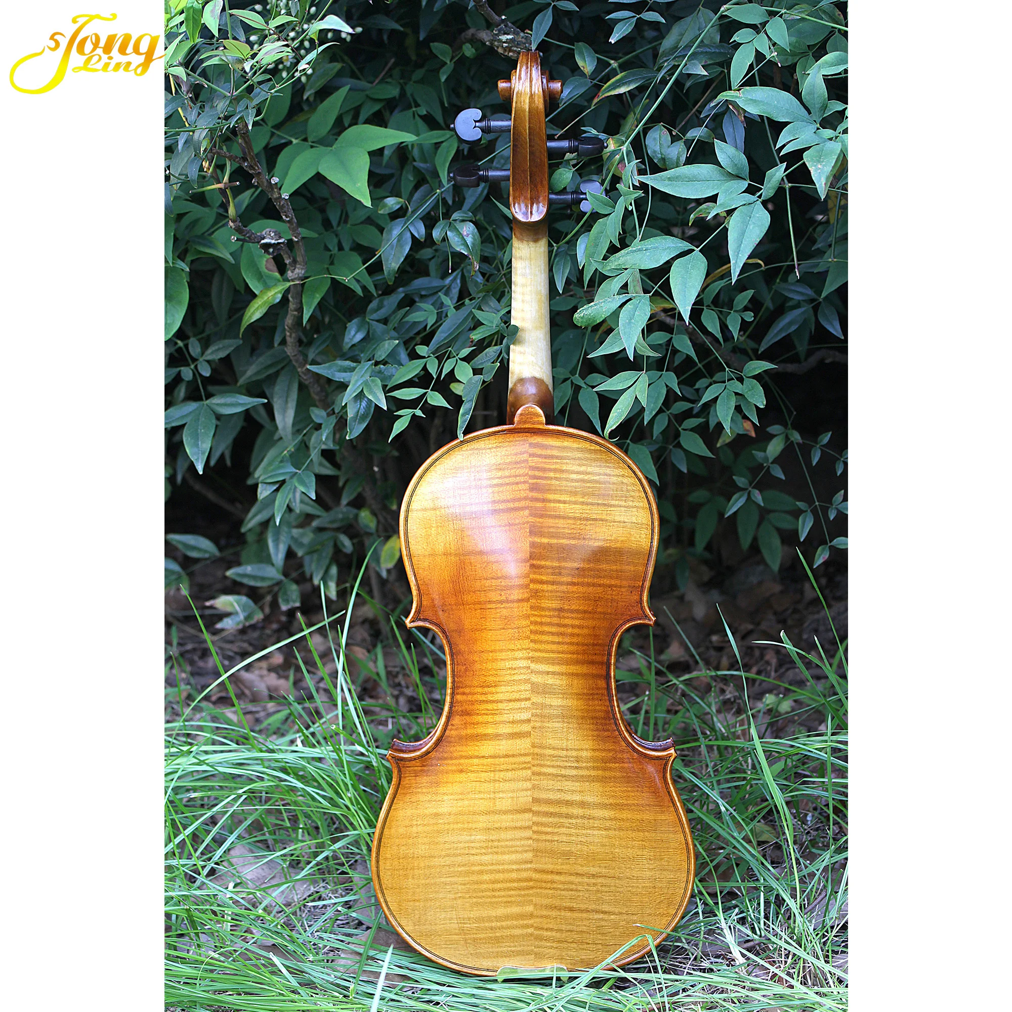 Violin Workshop High Grade European Oil Painting Handmade Antique 4/4 Violin