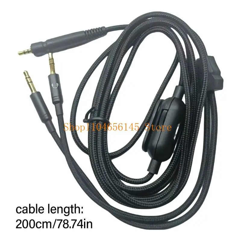 5ASD براعة استبدال ستيريو كابل لـ Gamezero/GameOne/GSP500/GSP600/GSP350/PC37X مع ضابط أحجام الميكروفون المضمونة #6