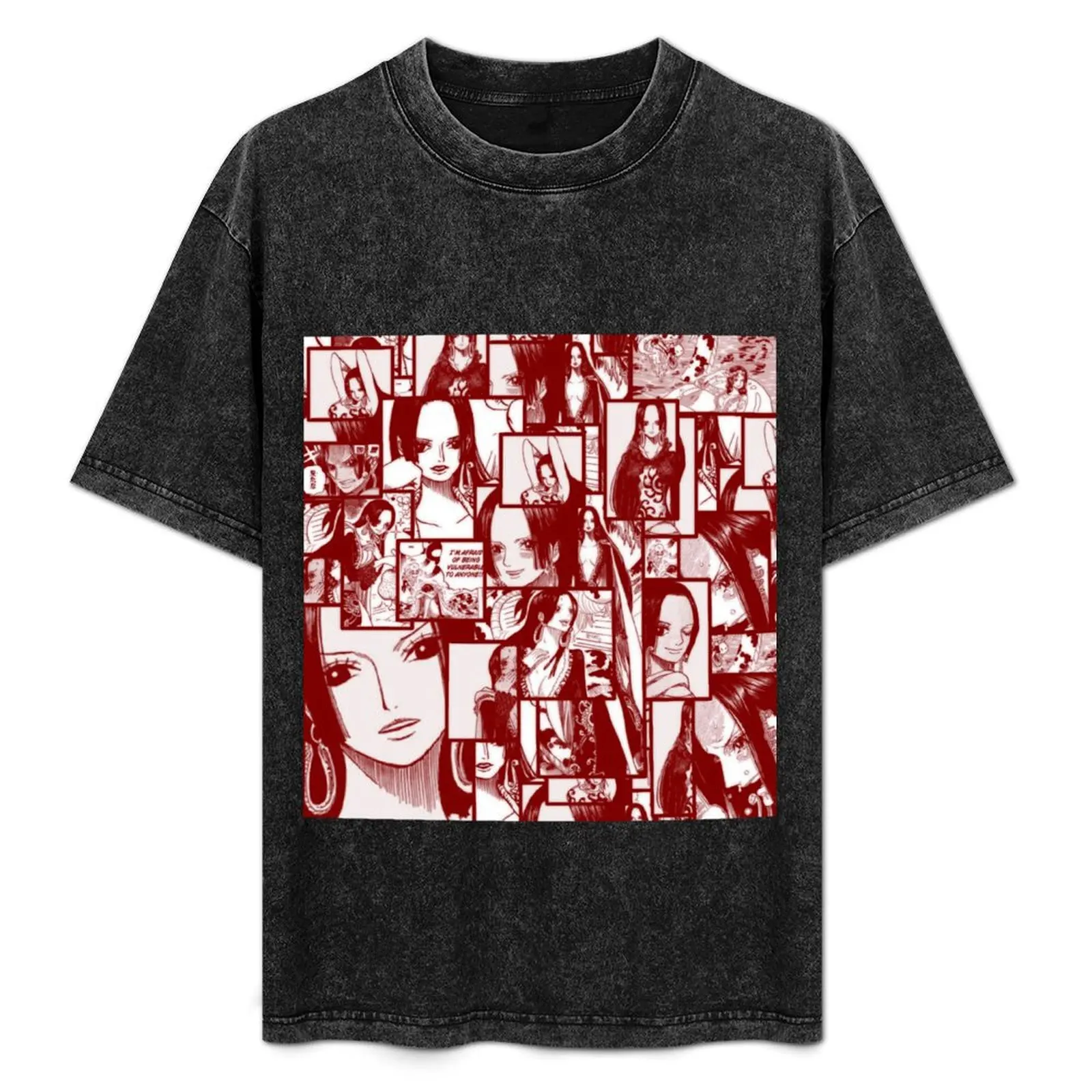 Boa Hancock Manga Collage T-Shirt designer shirts customizeds oversized t shirt men