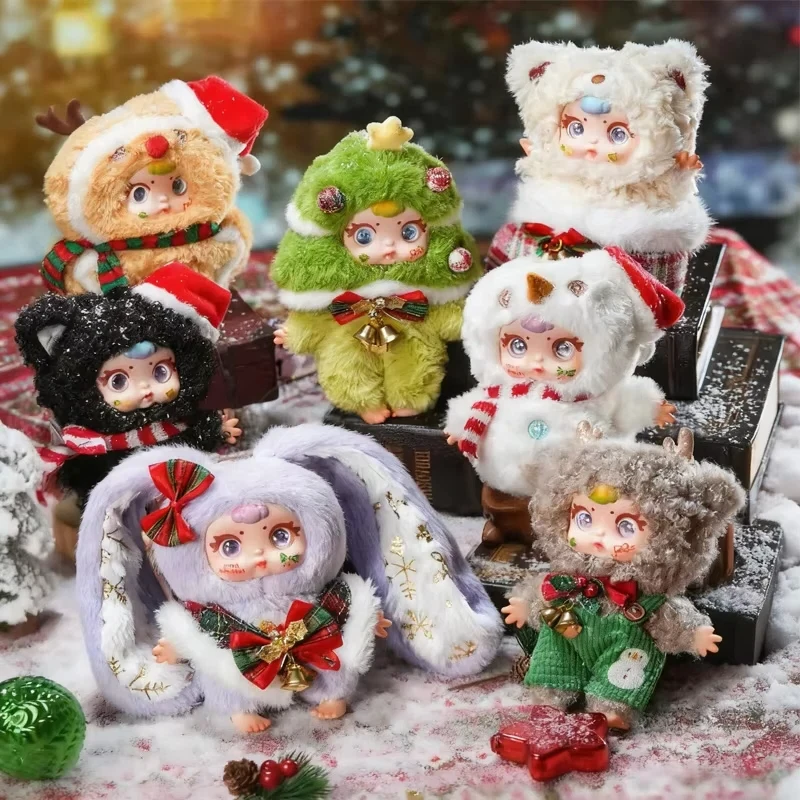 جديد مم الحليب كاند عيد الميلاد سلسلة سر صندوق أعمى Kawaii حقيبة سحر لطيف سطح المكتب زينة أفخم الفينيل الدمى هدية الكريسماس #1