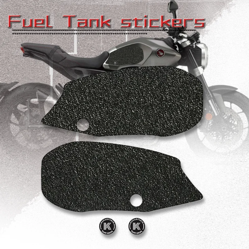 Motorcycle Tank Grip Stickers Fuel Tank Pad Protection Sticker Gas Knee Grip Traction Decals Anti Slip For Honda CB1000R cb1000r