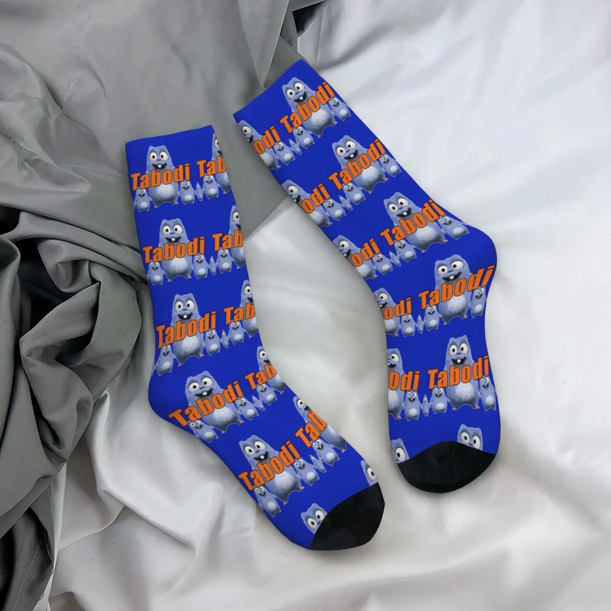 Grizzy And Lemmings Socks Harajuku High Quality Stockings All Season Long Socks Accessories for Unisex Christmas Gifts