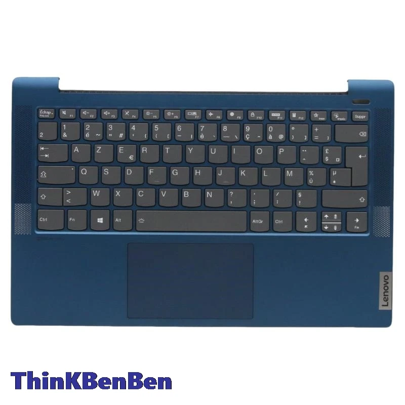 

FR French Blue Keyboard Upper Case Palmrest Shell Cover For Lenovo Ideapad 5 14 14IIL05 14ARE05 14ALC05 14ITL05 5CB0Y88784