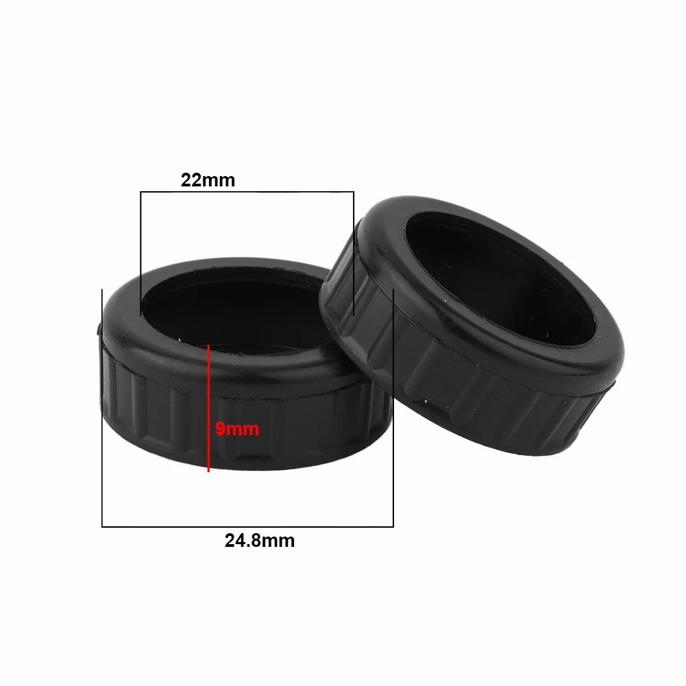 2pcs Rubber Sleeve Outdoor Household 608 Accessories Power Tool Rotor Sleeve 6000 Bearing Rubber Black Electric