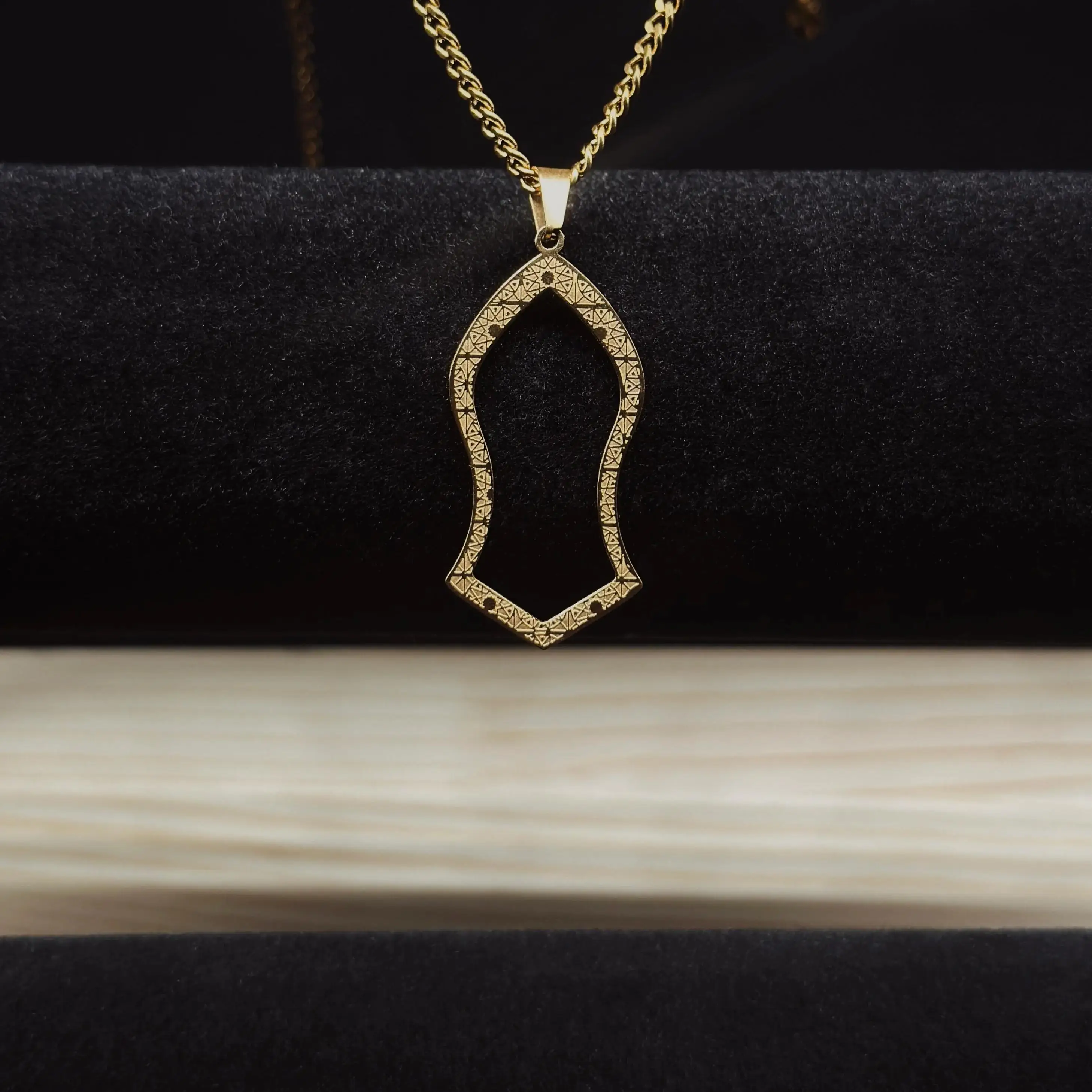 Personalized Chain Jewelry Nalayns Zirconia Necklace The Sacred Sandal Mirror Of The Sacred Sandal Nalayn Eclipse  Muslim Gift