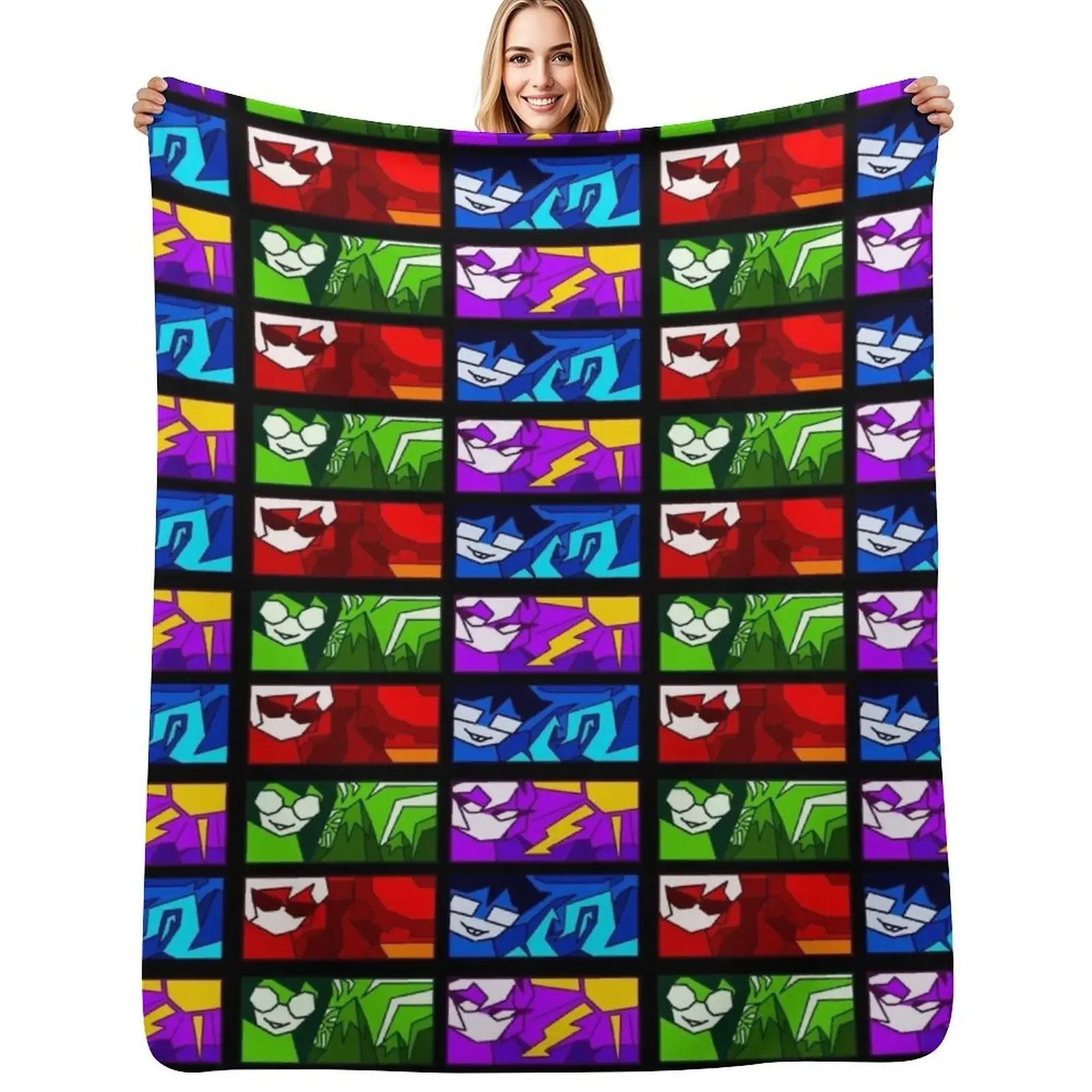 

Homestuck Beta Kids Lands Throw Blanket Anti Shedding Soft Fuzzy Blanket for Home