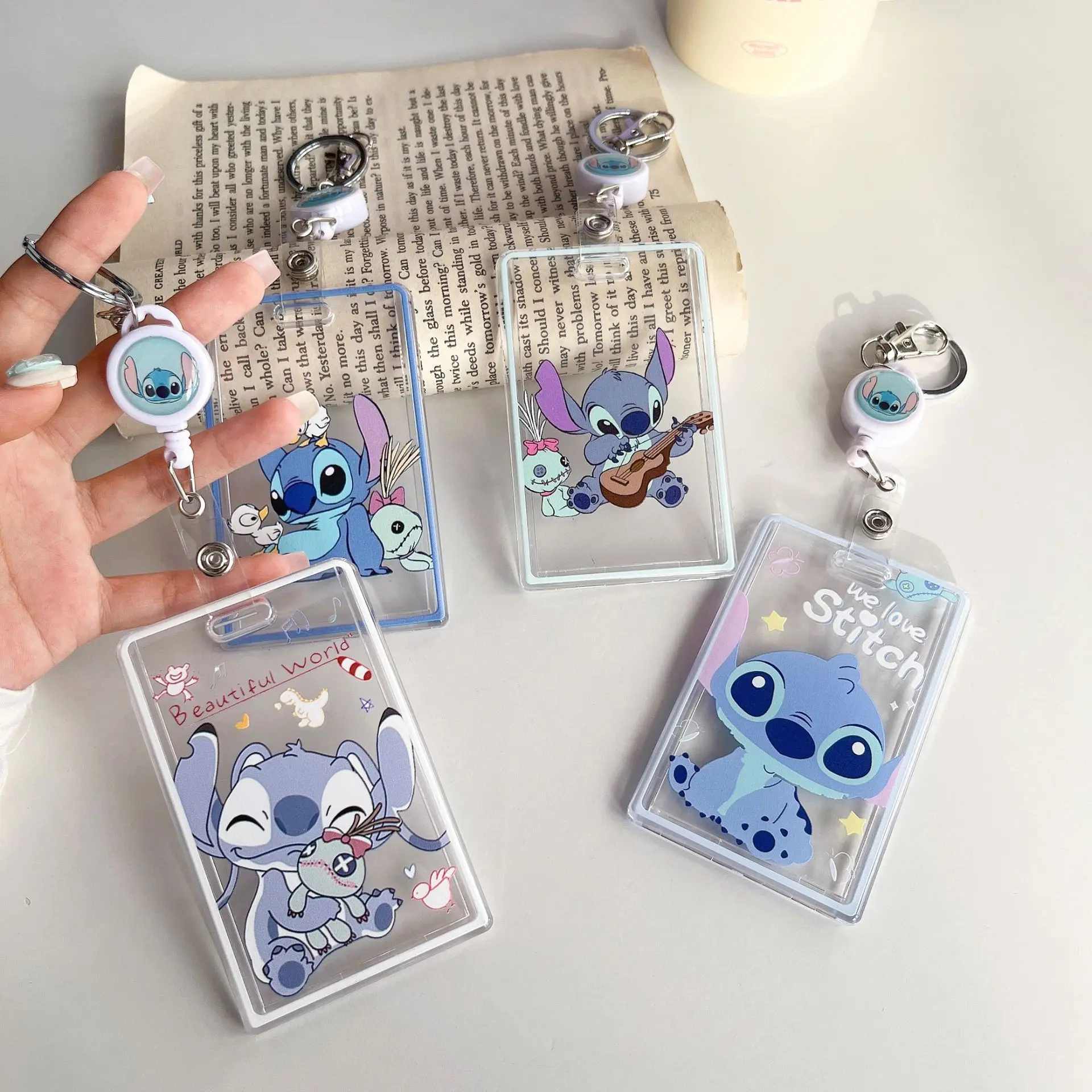 New Stitch Card Holder Keychai - đánh giá và giá Reel Cover