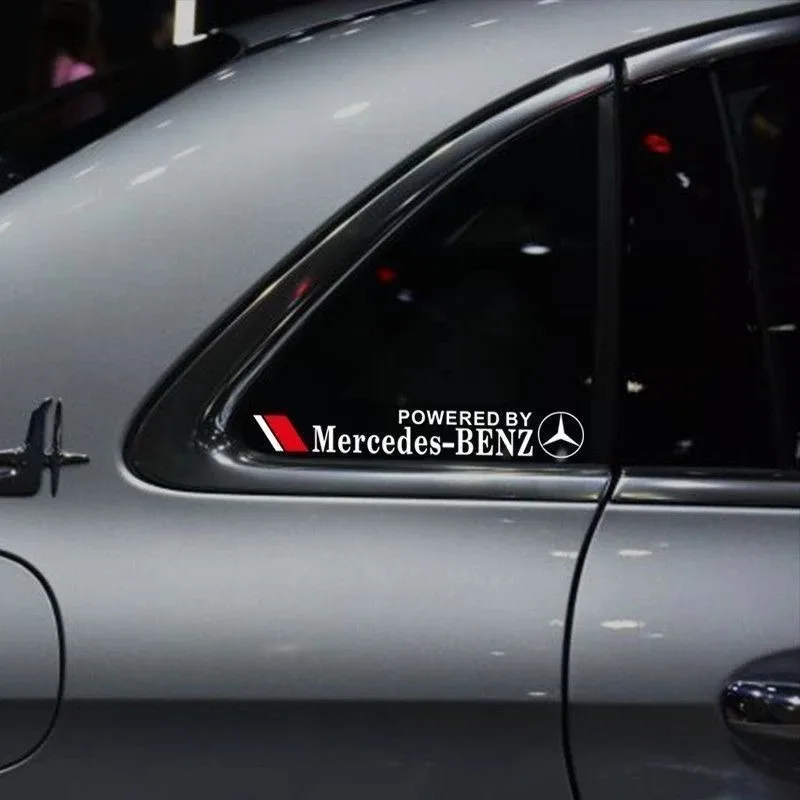 

2PCS PVC Car Stickers Door Decal Auto Decoration for Mercedes Benz Amg W205 W211 W204 W212 W213 W203 W176 W221 Auto Accessories