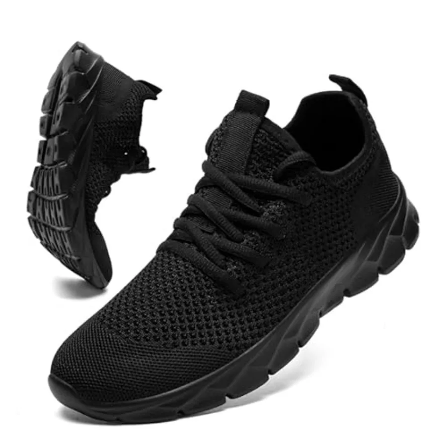

Men Running Shoes Tennis Walking Gym Slip On Athletic Fashion Sneakers Lightweight Breathable Sport Shoe