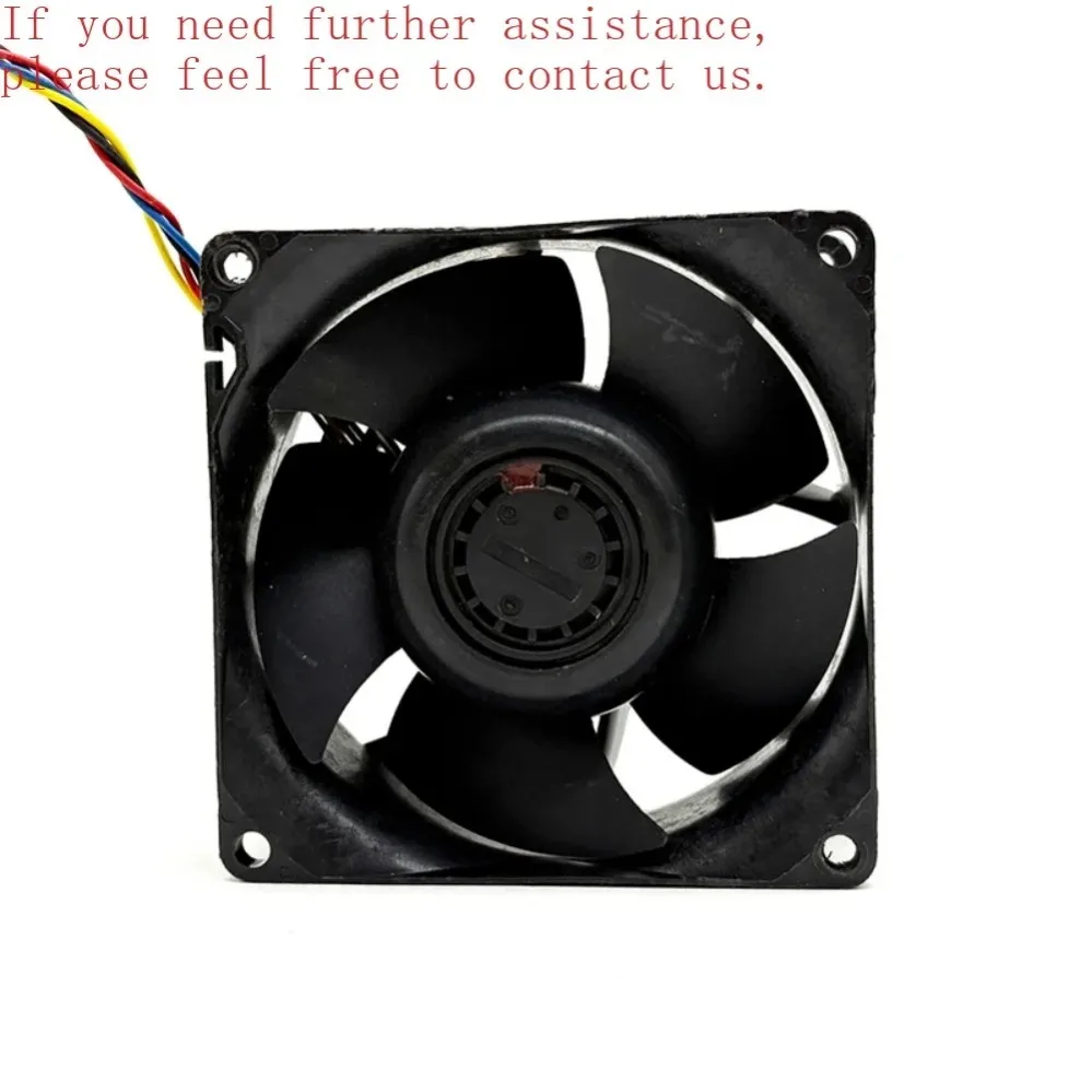 8CM 8038 High Airflow Powerful DC Brushless Cooling Fan V80E12BS2A5-07A25 DC12V 1.95A For Nidec Server Cooling Fan (002)