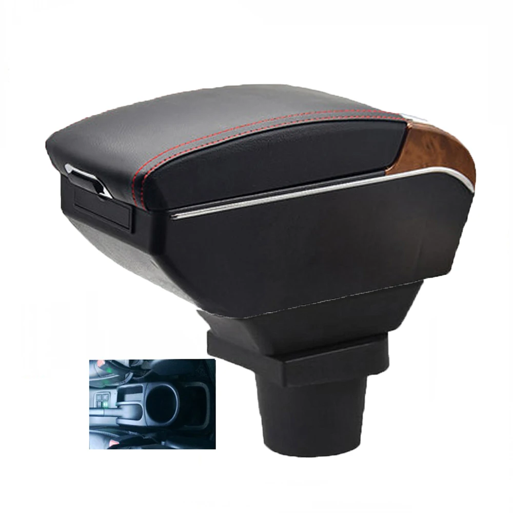 

Для Toyota Prius C Aqua подлокотник, детали для модернизации, центральная консоль, специальное пространство для хранения, автомобильный подлокотник с USB