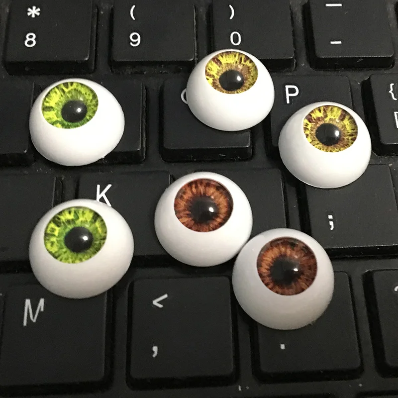 New Doll Eyes 16mm for 1/3 Bjd Doll Human Realistic Acrylic Eyeball Diy Girl Toys Dress Up Gift Doll Accessories