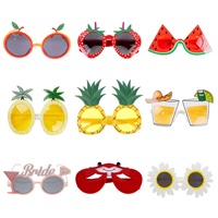 Beach Funny Party Novelty Orange Fruit Glasses Wedding Birthday Gift Hawaiian Event Plastic Gathering Picnic Photography Props