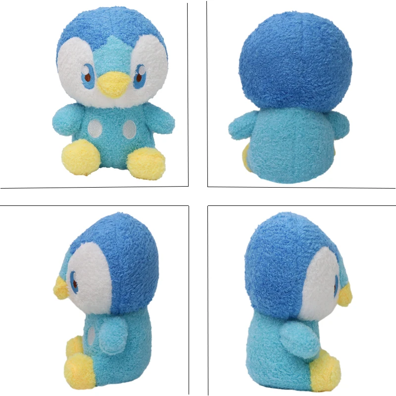 12 Styles Pokemon Plush Toys Piplup Mew Pichu Charmander Squirtle Bulbasaur Eevee Snorlax Anime Stuffed Cartoon Peluche Doll