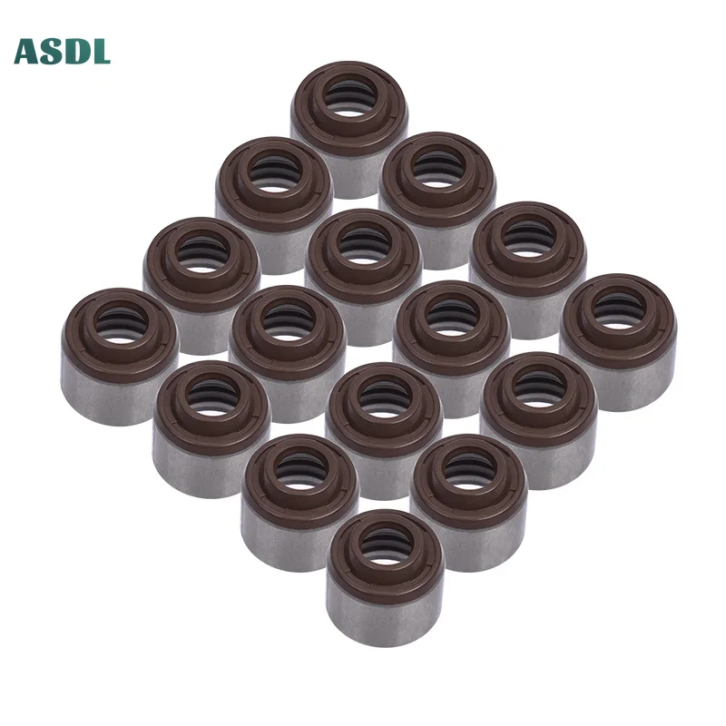 Valve Oil Seal Iron Case For KAWASAKI EL250 Ninja 250R ZL400 600 ZX600 GPZ600 GPX600 Ninja600 KFX700 KRF750 800 VN800 900 ZX1000
