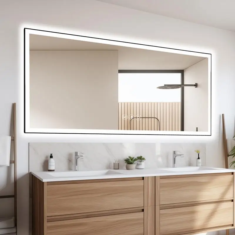 

84"x32" Frameless Smart LED Bathroom Mirror