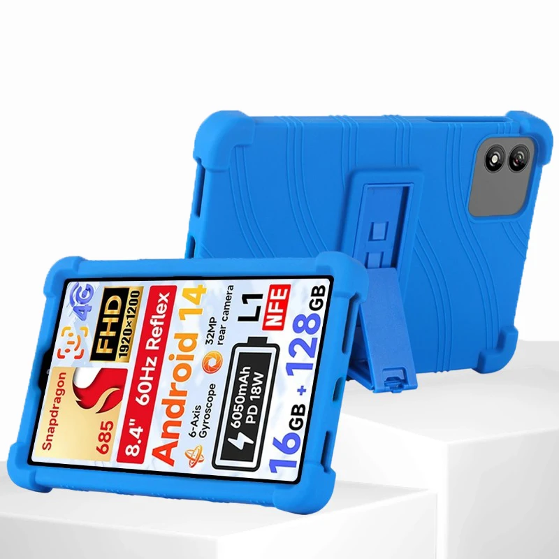 

Tablet Android Case For BNCF Bpad Mini 8.4 inch Silicone Shockproof Funda Cover Soft Tab Protective Accessories Kids Tab Pouch