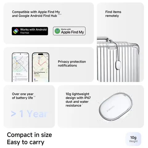 Xiaomi Tag 4 Pack Умный трекер для iPhone