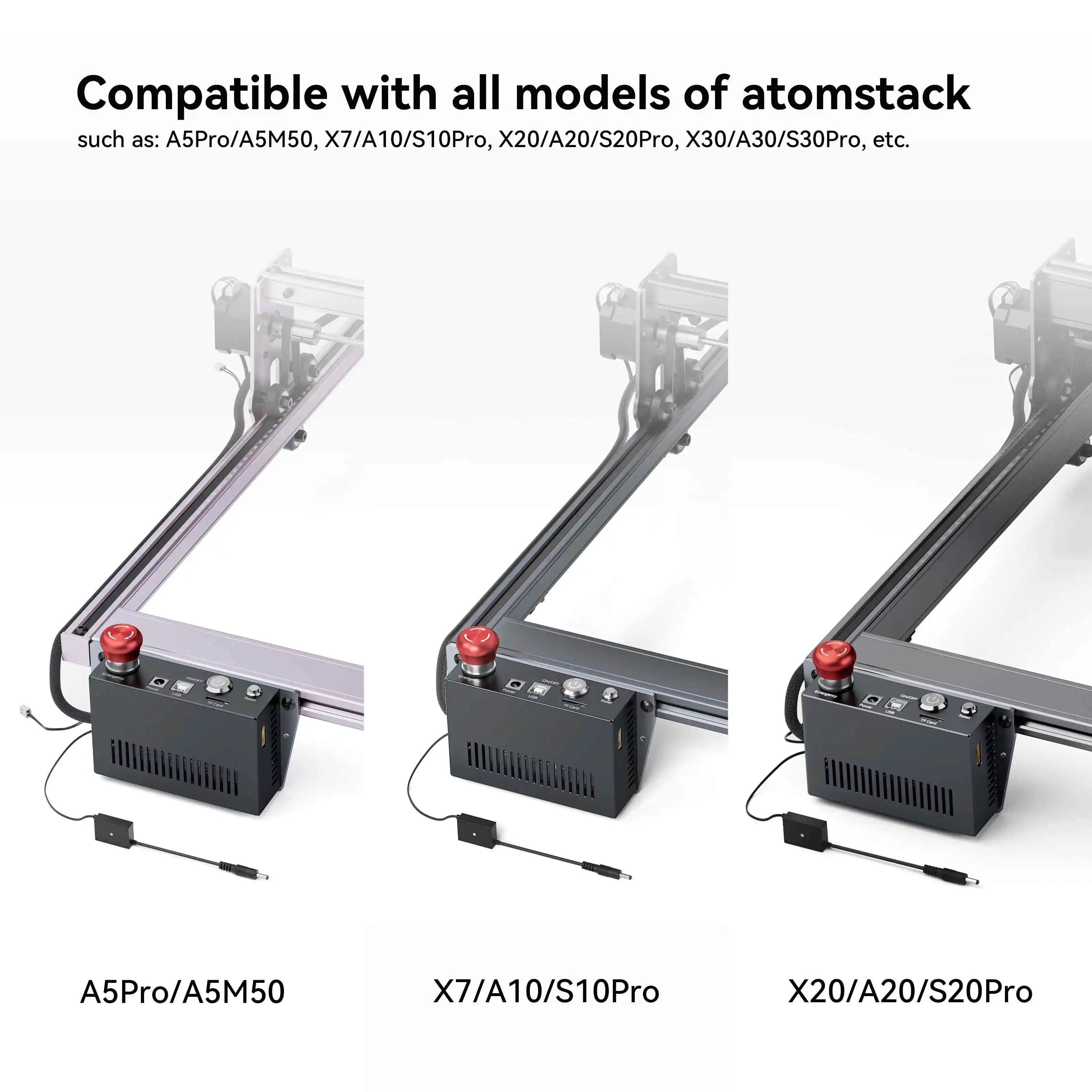 Atomstack AIC1 Auto Air Assist System For A5 X7 A10 S10 X20 S20 A20 X30 A30 S30 Pro Laser Engraving Machine Cutter