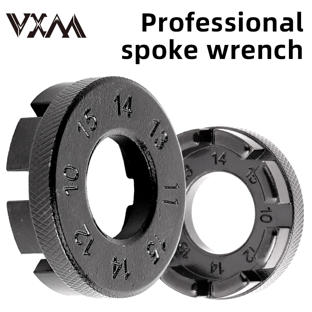 Chave de aro da roda da bicicleta mini ajustador chave 8 sulco ciclismo rodas aço ferramenta mtb reparação removedor acessórios da bicicleta